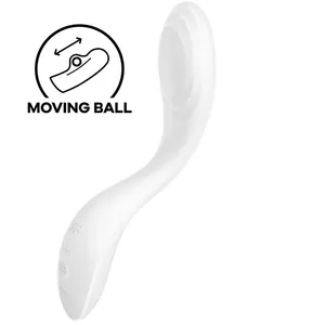 SATISFYER RRROLLING PLEASURE G-SPOT VIBRATOR - WHITE