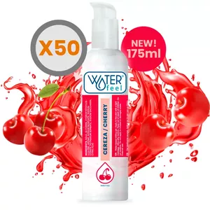 WATERFEEL - Cherry Lubricant 175 ml, Pack of 50 Units, D-231774