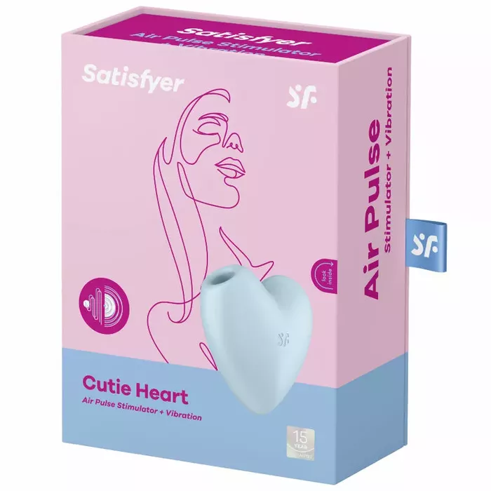 Air Pulse Cutie Heart gaisa impulsu stimulators un vibrators Photo 4