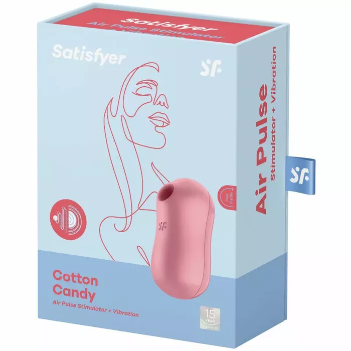 Vibrators un gaisa impulsa stimulators air pulse SATISFYER Cotton Candy Photo 3