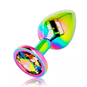 OHMAMA ANAL PLUG IRIDESCENT CIRCLE - SMALL