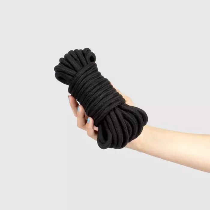 Верёвка для бондажа SECRETPLAY Black Bondage Rope — 10 м Photo 6