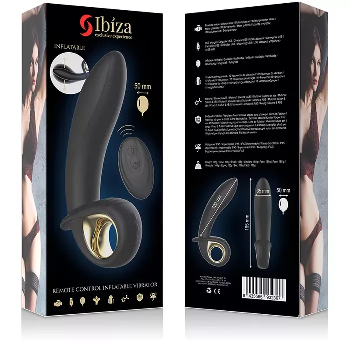 Inflatable vibrator ibiza+ IBIZA REMOTE CONTROL INFLATABLE VIBRATOR Photo 7
