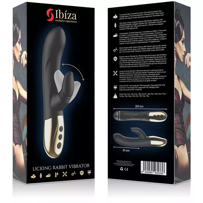 ibiza+ IBIZA LICKING RABBIT VIBRATOR — dual-stimulation vibrator Photo 9