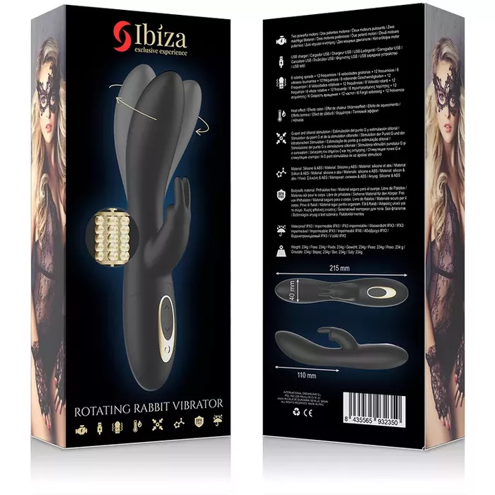 Vibrator ibiza+ IBIZA ROTATING RABBIT VIBRATOR Photo 9