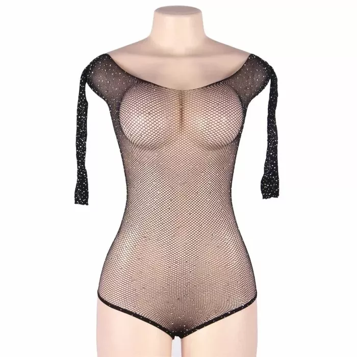 Боди SUBBLIME TEDDY с длинными рукавами, сетка S/M Photo 5