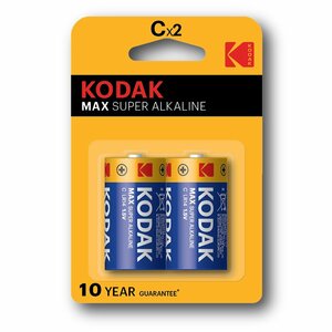 Kodak Max Super C Vienreizējas lietošanas baterija Sārmaina akumulatoru baterija