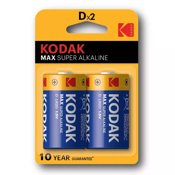 Akumulators: Kodak Max Super D, kods: D-231874 Photo 1
