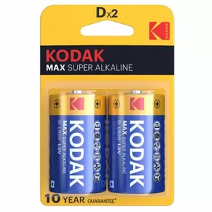 Kodak Max Super D Vienreizējas lietošanas baterija Sārmaina akumulatoru baterija