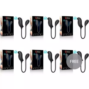 Clitoral air-pulse stimulator and vibrator ibiza+ IBIZA CLIT SUCKER STIMULATOR AND VIBRATOR 5+1 FREE, rechargeable, multiple intensities