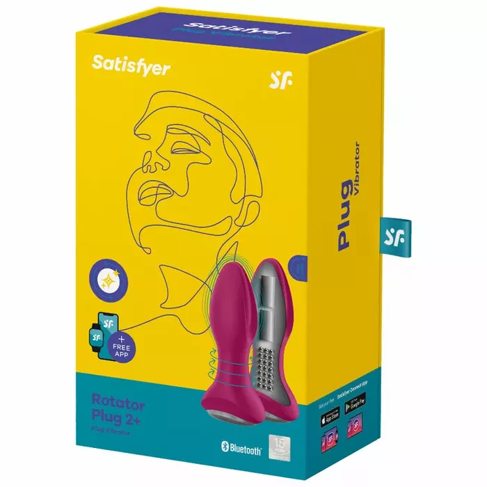 Anal vibrating plug SATISFYER Rotator Plug 2+ Photo 5