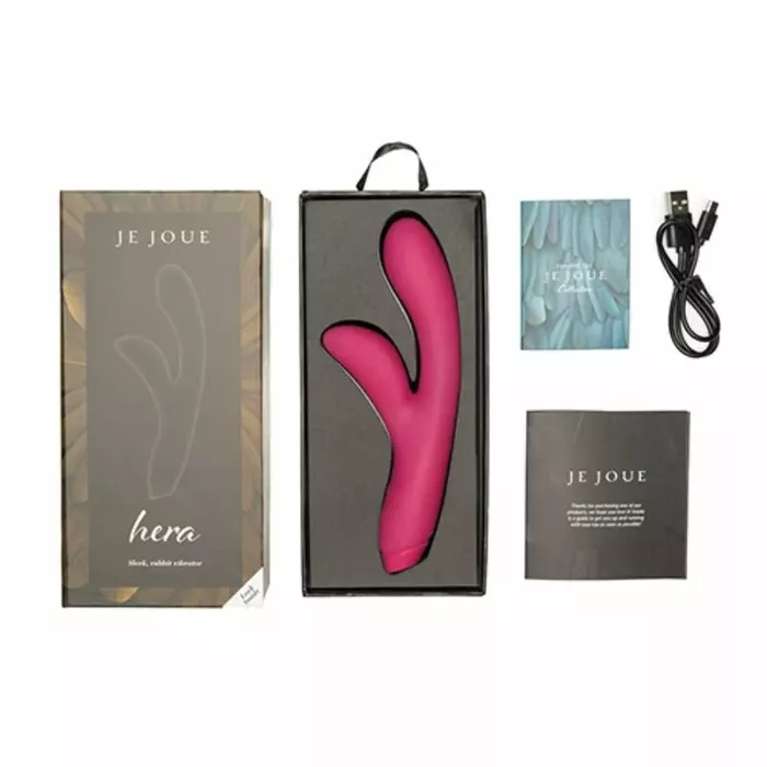 Trušvecis vibrators je joue Hera — silikons, dubultdarbības Photo 10