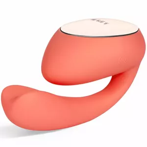 LELO IDA WAVE COUPLES MASSAGER CORAL RED