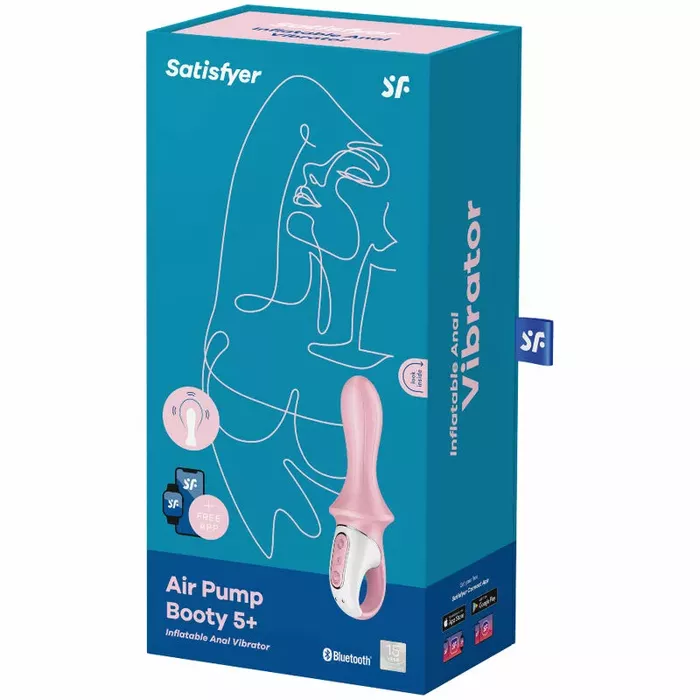 Inflatable anal vibrator SATISFYER Air Pump Booty 5+ Photo 4