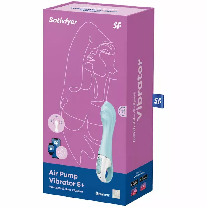 Inflatable G-Spot Vibrator SATISFYER Air Pump Vibrator 5+ Photo 4