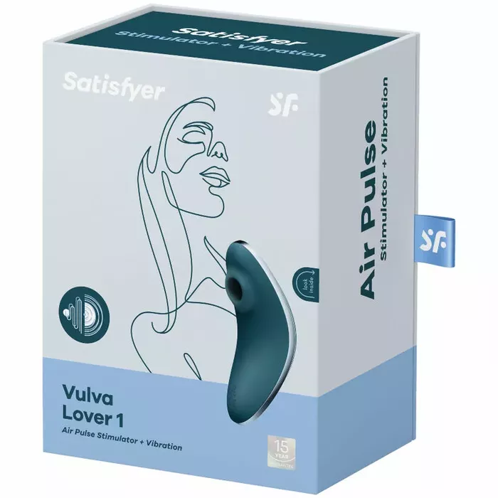 SATISFYER Vulva Lover 1 gaisa impulsa stimulators un vibrators Photo 4