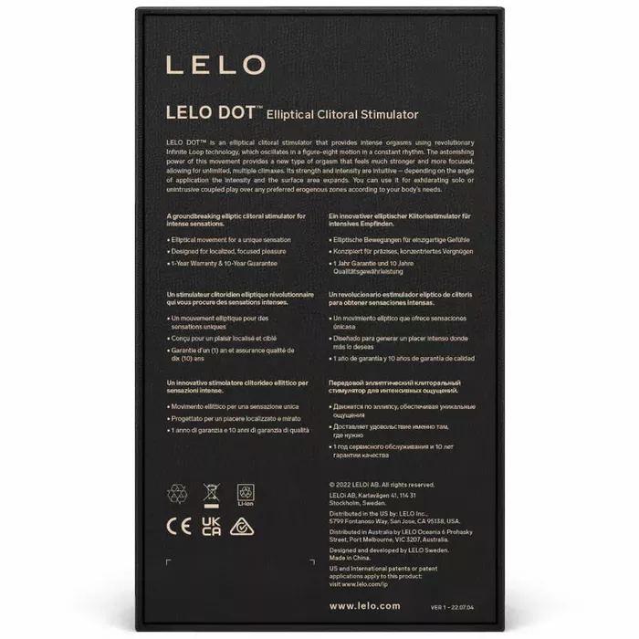 Clitoral Vibrator Lelo DOT Photo 4