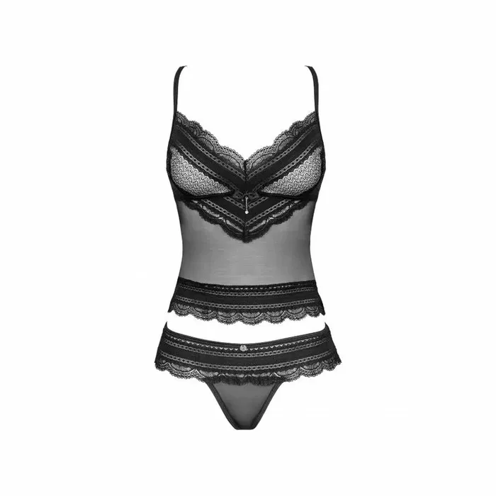 Комплект OBSESSIVE Ivannes Топ + Стринги 2XL/3XL Photo 3