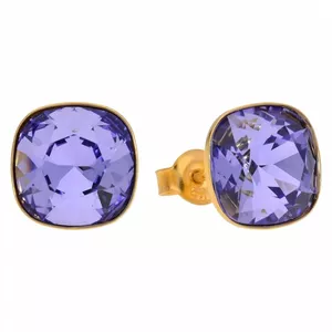925 Sterling Silver earrings "Glare (Tanzanite)" with Crystals From Swarovski™