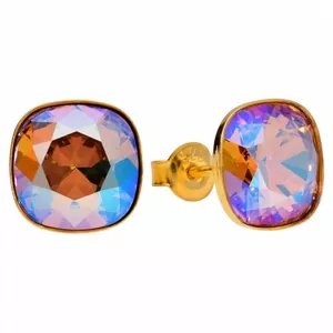 925 Sterling Silver earrings "Glare (Light Colorado Topaz Shimmer)" with Crystals From Swarovski™