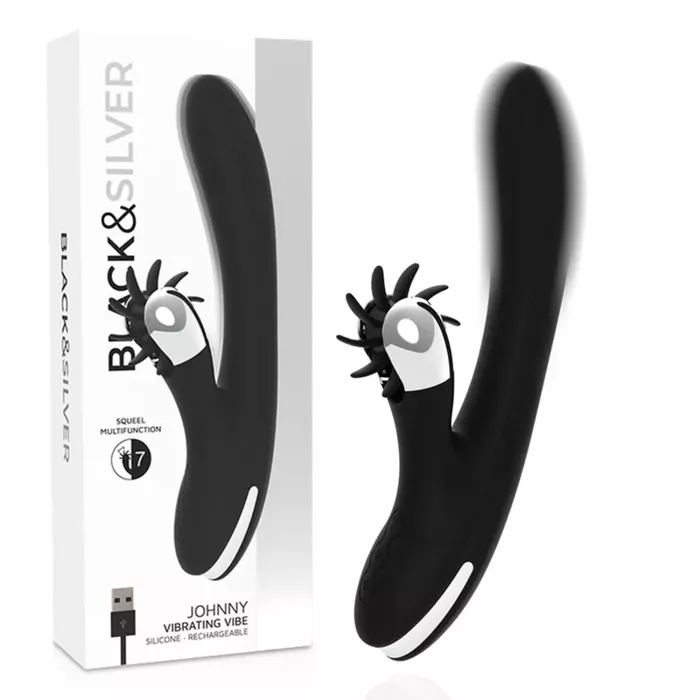 Vibrators black&silver Johnny — kompakts vibrators Photo 10
