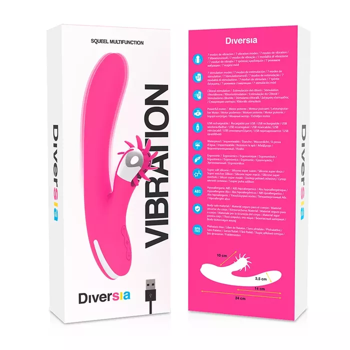 Vibrator diversia+ D-232424 — Bunny 24 cm Photo 8