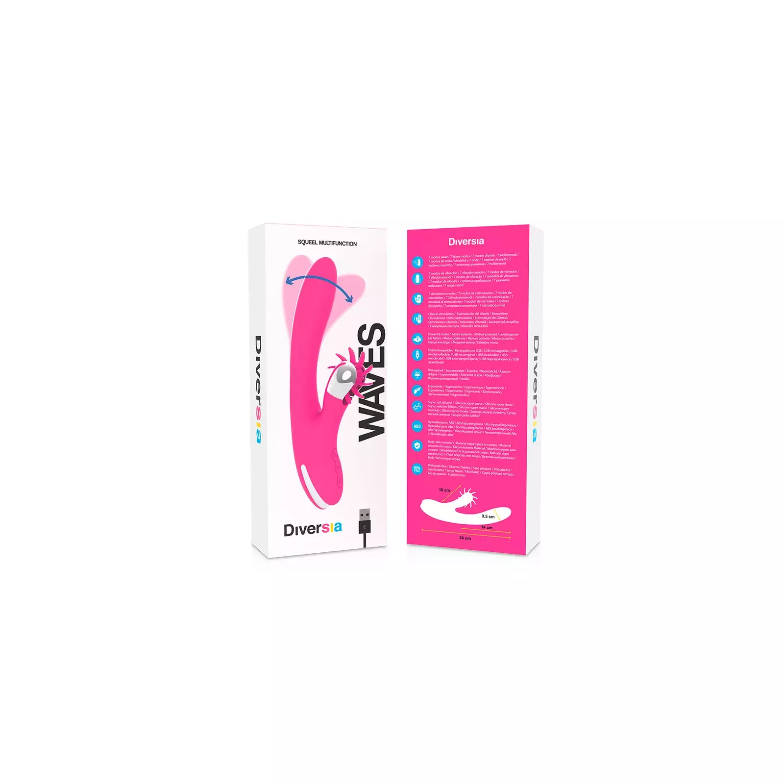 Vibrators DIVERSIA Bunny Waves Photo 8