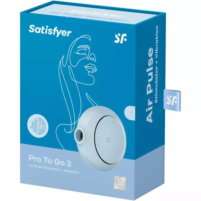 SATISFYER Pro To Go 3 — dubultais gaisa impulsu stimulators un vibrators Photo 5