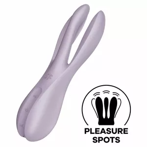 SATISFYER TRĪSKĀRŠAIS 2 VIBRATORS - VIOLETS