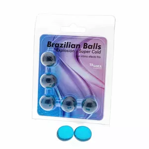 TALOKA - 5 Brazīliešu bumbiņas aukstais efekts uzbudinošs gēls D-232627