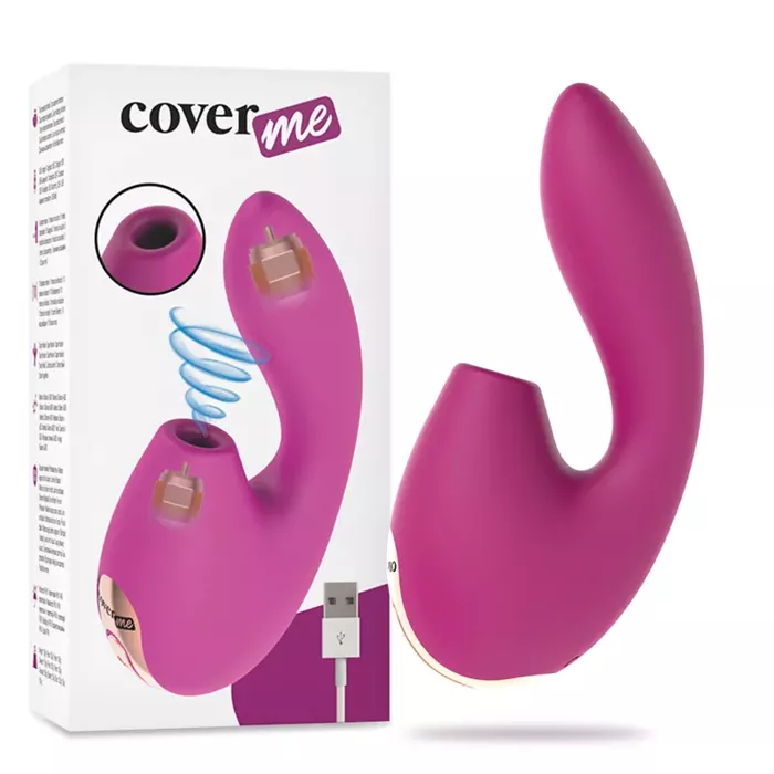Вибратор с отсосом и для G‑точки COVERME D-232447 Photo 10