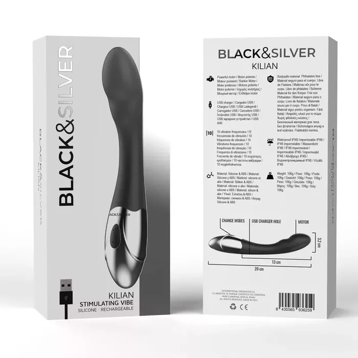 Вибратор black&silver KILIAN STIMULATING VIBE Photo 6