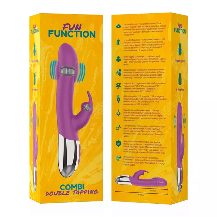 Вибратор fun function COMBI DOUBLE TAPPING D-232437 Photo 8