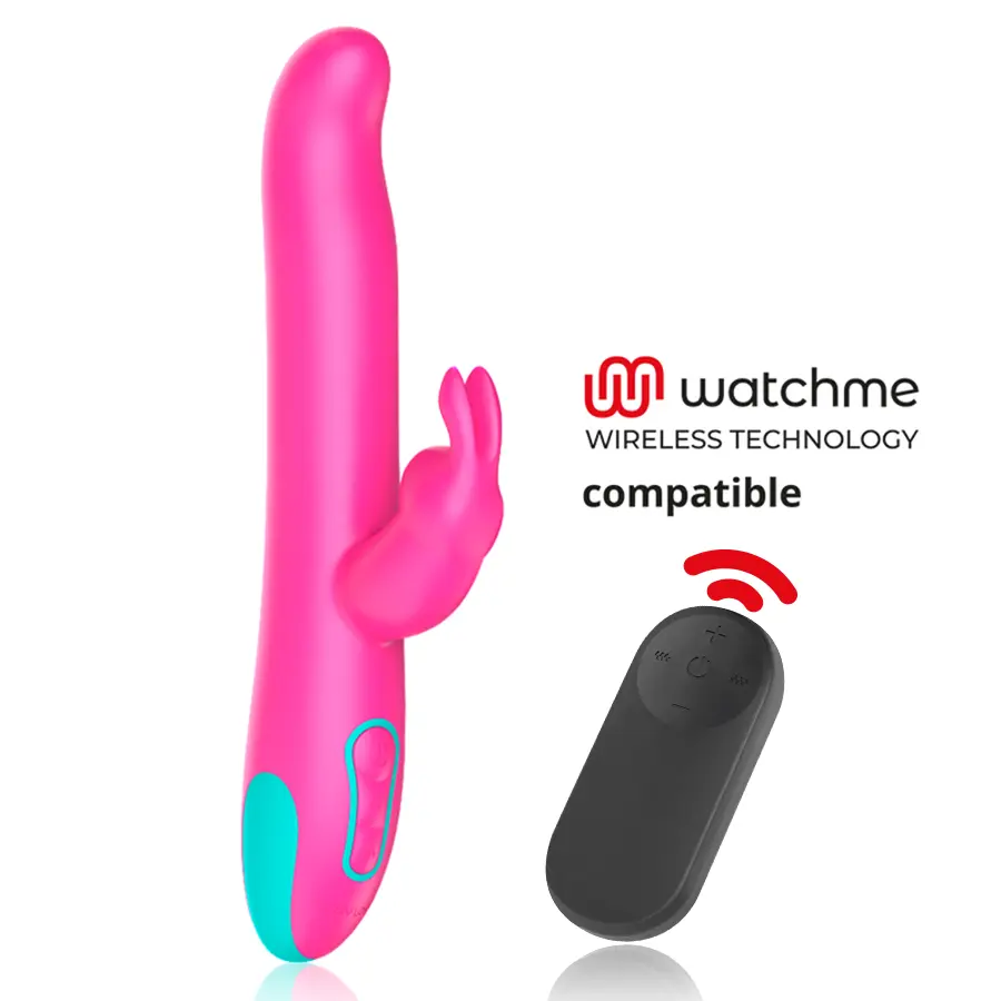 Vibrator happy loky Pluto Rabbit — silicone dual-action Photo 9