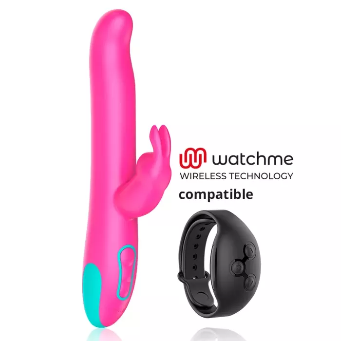 Vibrator happy loky Pluto Rabbit — silicone dual-action Photo 2