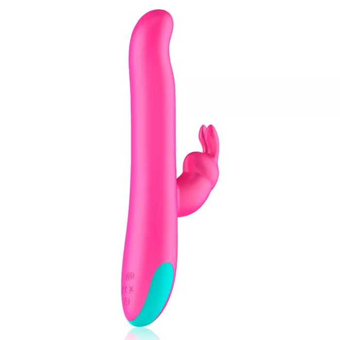 Vibrator happy loky Pluto Rabbit — silicone dual-action Photo 4