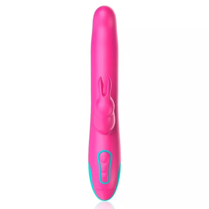 Vibrator happy loky Pluto Rabbit — silicone dual-action Photo 5