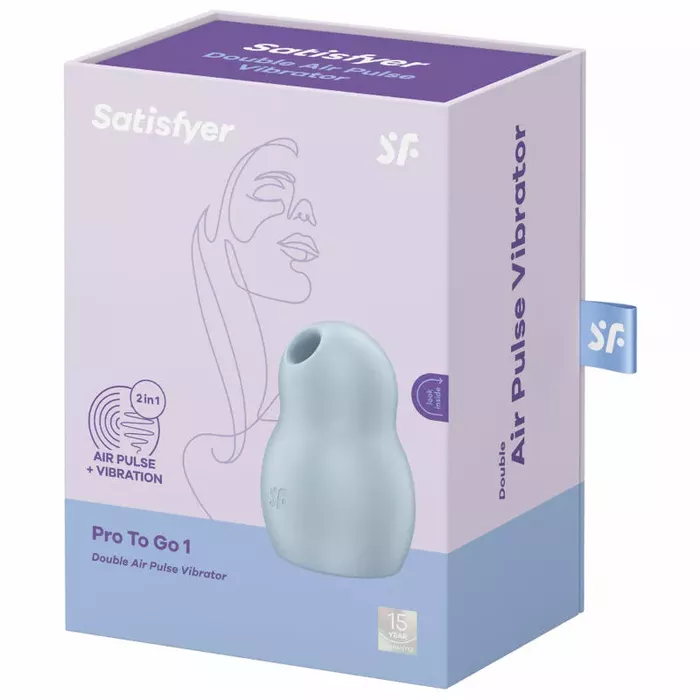 SATISFYER Pro To Go 1 — двойной стимулятор и вибратор Photo 4