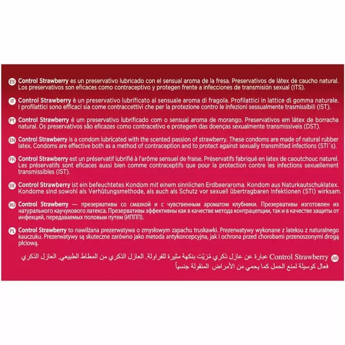 Презервативы control+condoms ADAPTA Strawberry — 144 шт. Photo 2