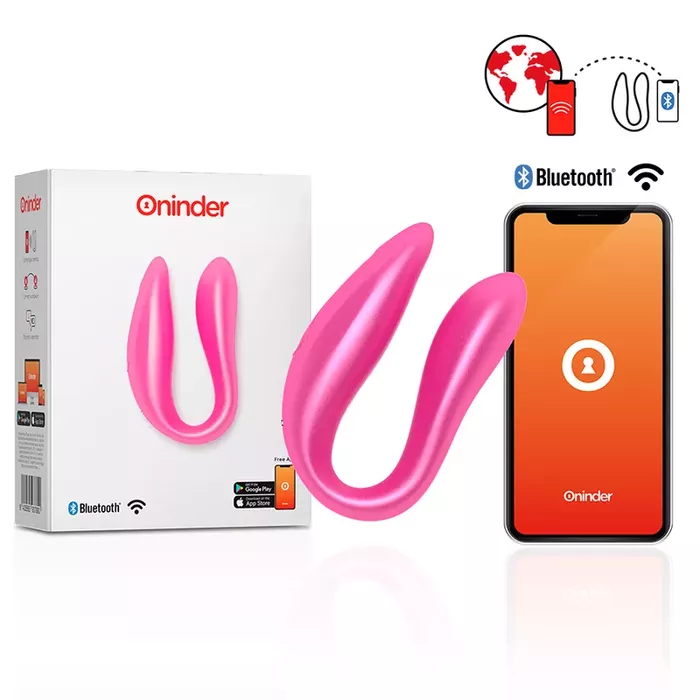 Vibrator ONINDER Lisboa Pink — dual-action G-spot & clitoral Photo 2