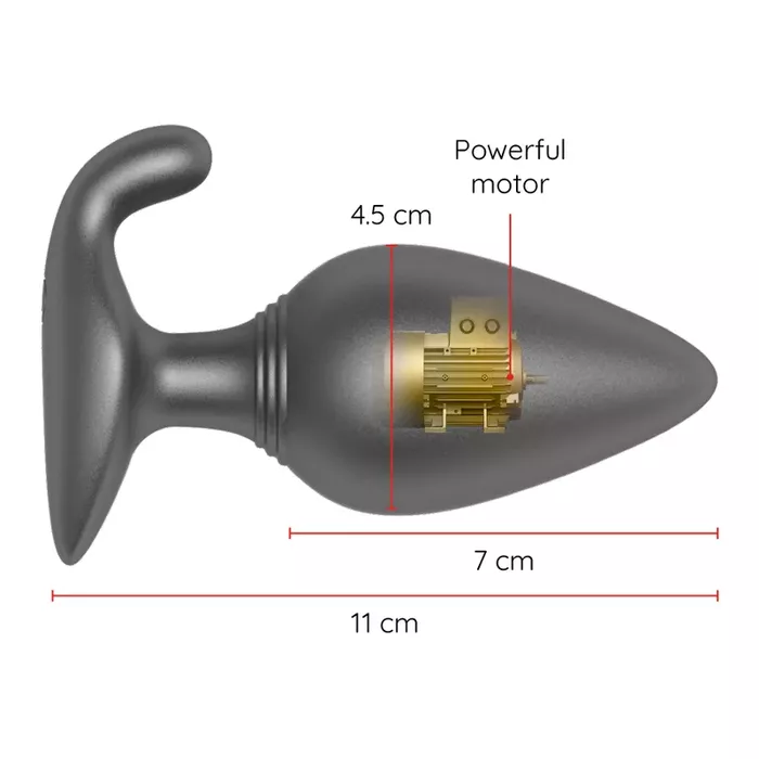 Anal plug ONINDER RIO vibrating silicone Photo 4