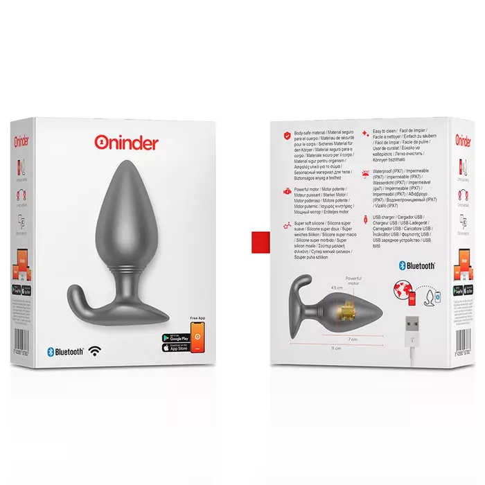 Anal plug ONINDER RIO vibrating silicone Photo 7