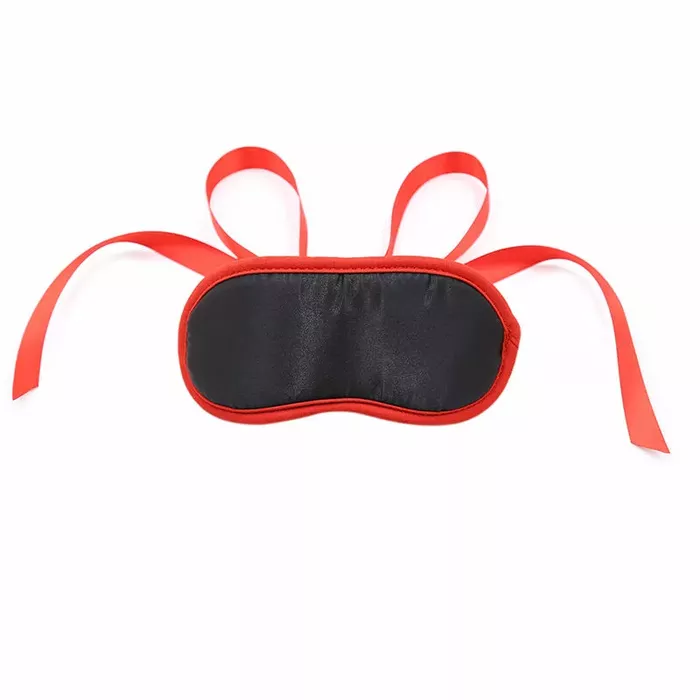 OHMAMA face mask accessory — Black with red edge Photo 4