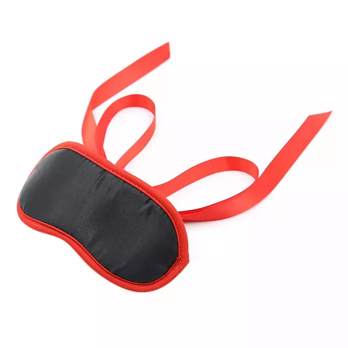 OHMAMA face mask accessory — Black with red edge Photo 6
