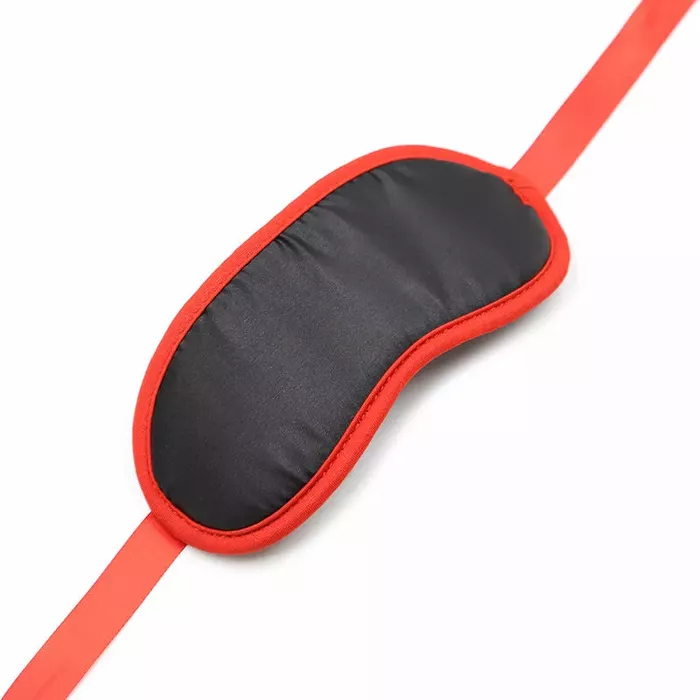 OHMAMA face mask accessory — Black with red edge Photo 7