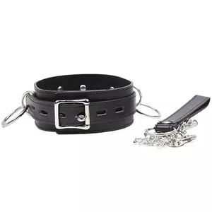 OHMAMA FETISH 3 RING SLAVE COLLAR