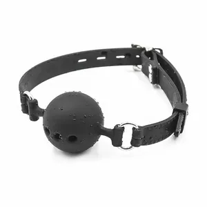 OHMAMA FETISH BREATHABLE SILICONE BALL GAG SIZE M