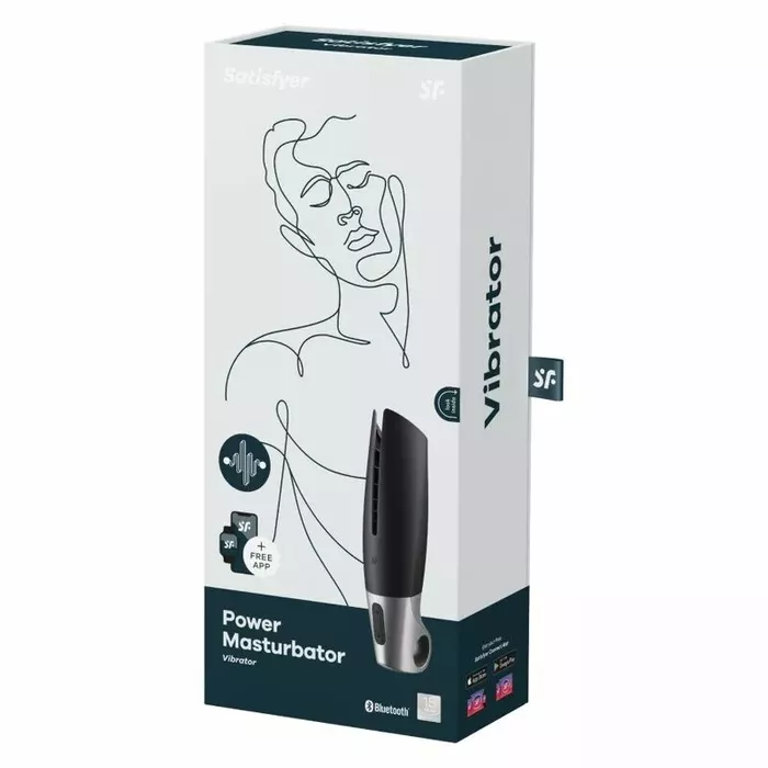 SATISFYER Power Masturbator Black — handheld masturbator Photo 6