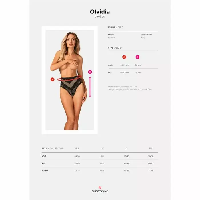 Biksītes OBSESSIVE Olvidia augsta vidukļa M/L Photo 7