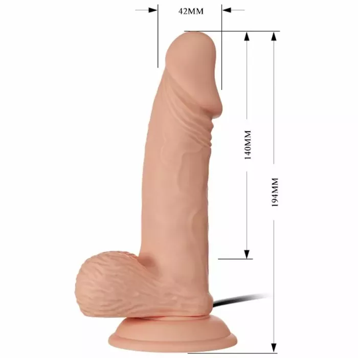 Vibrators BAILE Beautiful Encounter Zebulon — 19,4 cm Photo 5
